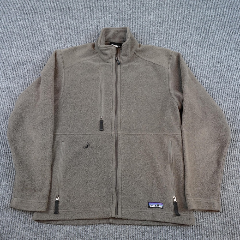 Patagonia Synchilla Jacket Mens XS Brown Fleece Full Zip Hiking 11307FA11